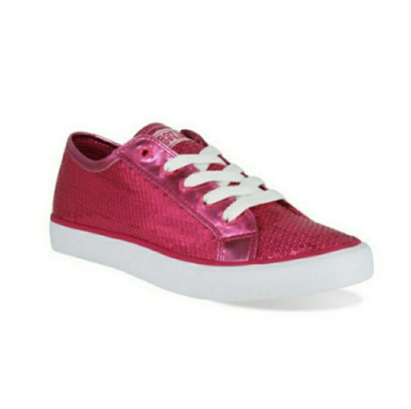 Gotta Flurt Shoes - 💕EUC Gotta Flurt Pink Sequin Sneakers